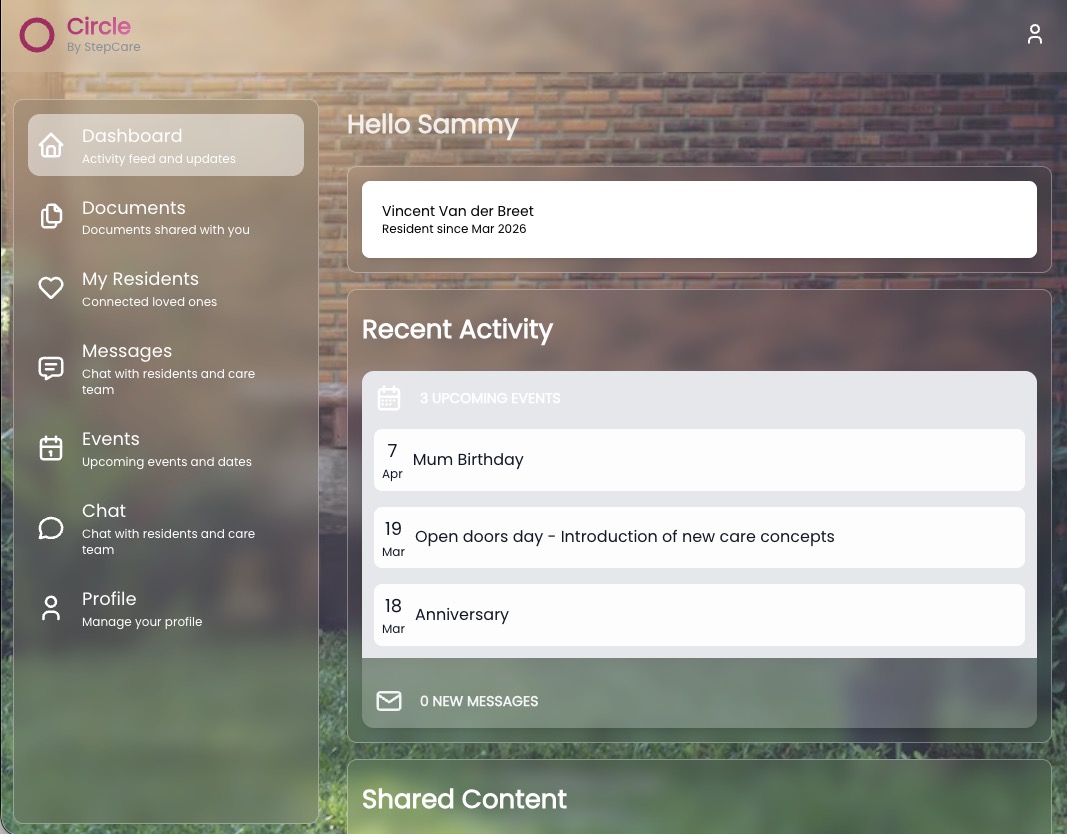 StepCare Relatives App
