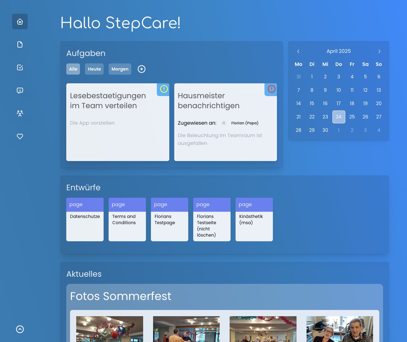 StepCare Dashboard