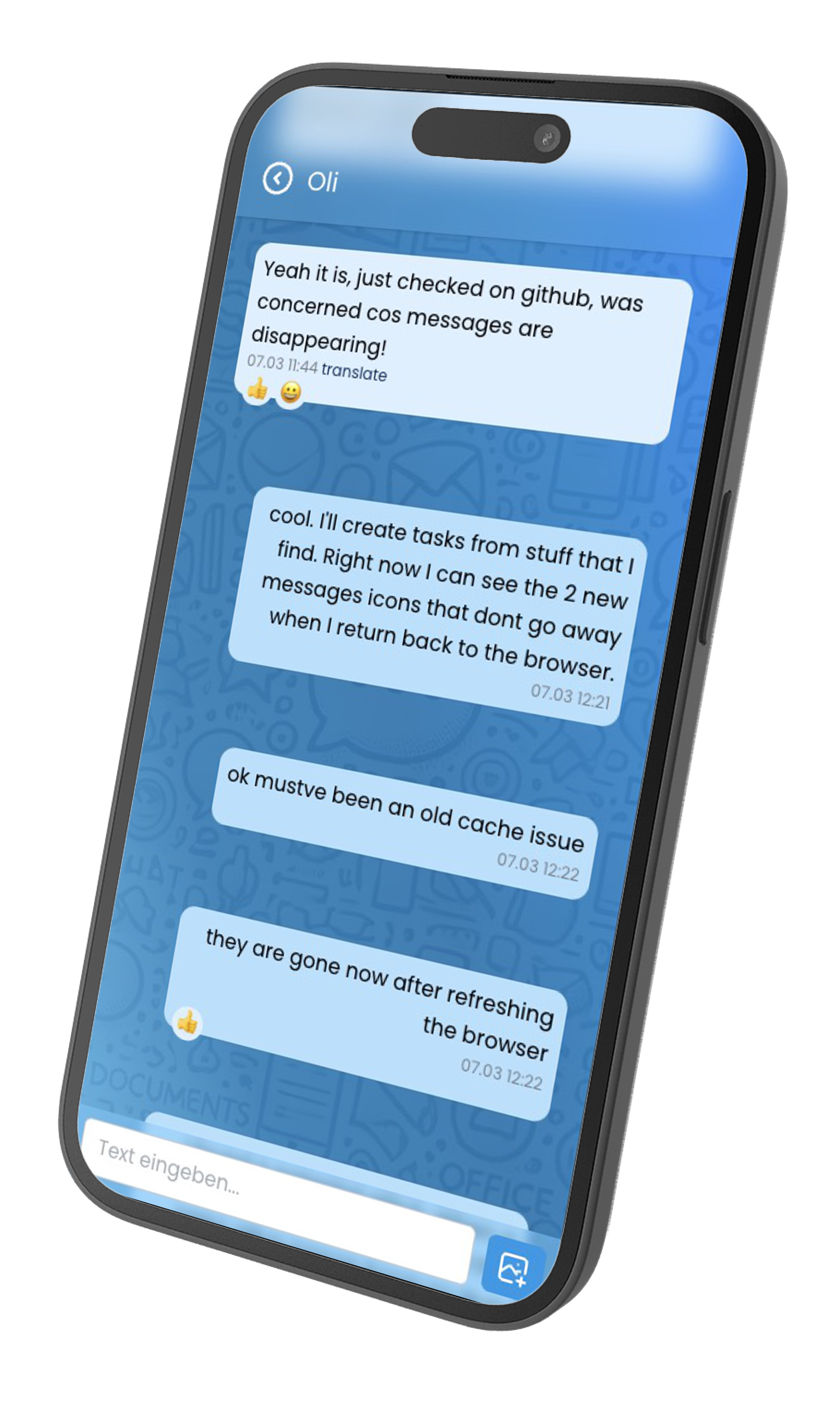 Secure Chat detail